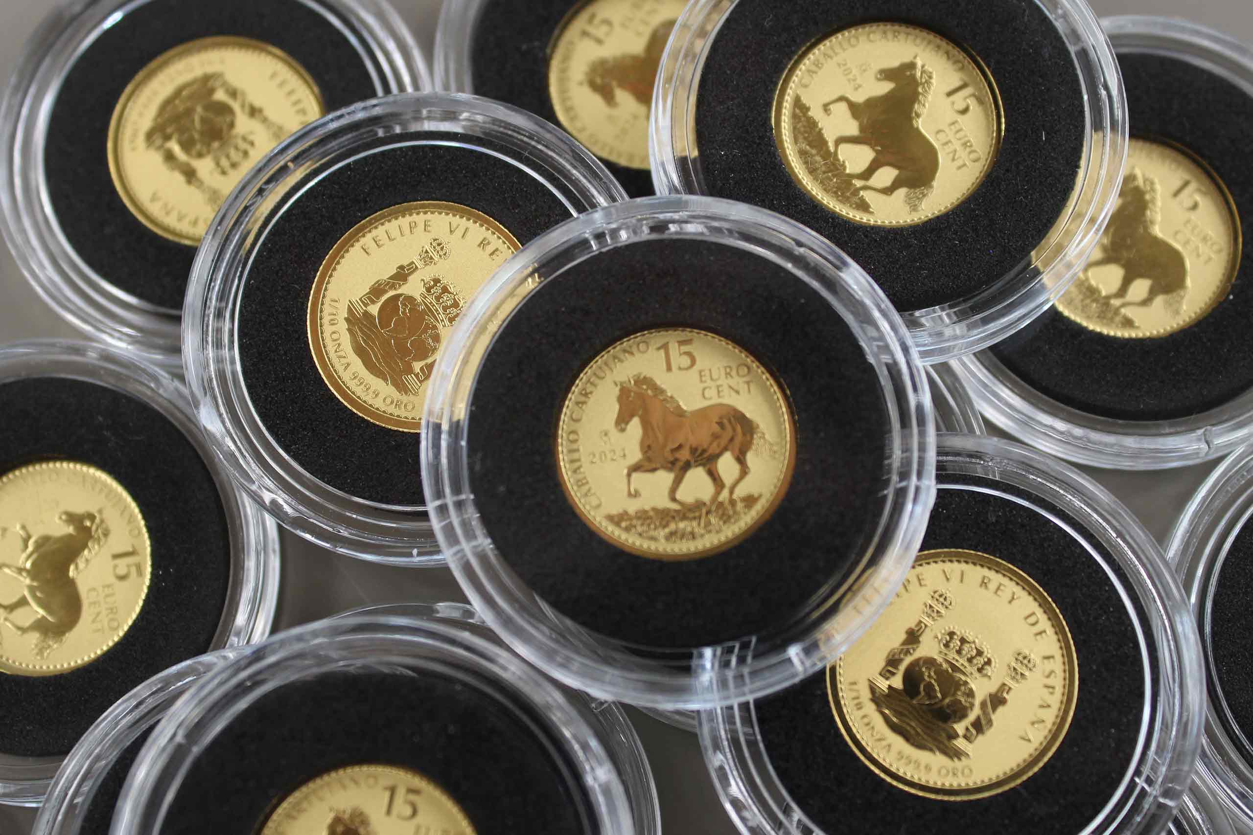 Las monedas de 1/10 onza de oro del Caballo Cartujano son una opción magnífica de acumular oro... para luego venderlo.