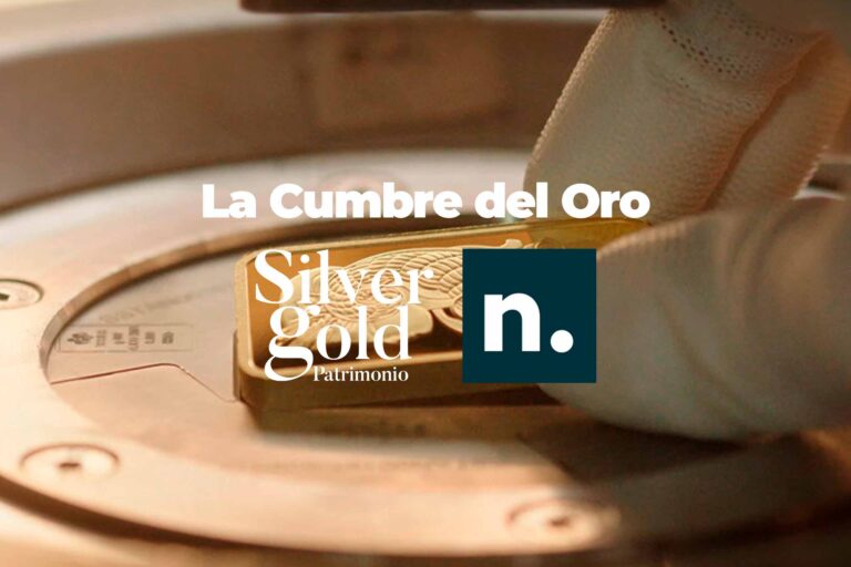 Cartel que anuncia la Cumbre del Oro en Málaga que patrocina SilverGold Patrimonio